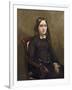 Mme Bison, 1852-Jean-Baptiste-Camille Corot-Framed Premium Giclee Print