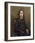 Mme Bison, 1852-Jean-Baptiste-Camille Corot-Framed Giclee Print