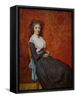 Mme. Charles-Louis Trudaine (1769-1802)-Jacques-Louis David-Framed Stretched Canvas