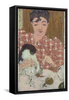 Mme Claude Terrasse, née Andrée Bonnard, soeur du peintre, femme du compositeur-null-Framed Stretched Canvas