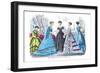 Mme. Demorest's Mirror of Fashions, 1840-null-Framed Art Print