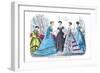 Mme. Demorest's Mirror of Fashions, 1840-null-Framed Art Print