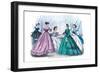 Mme. Demorest's Mirror of Fashions, 1840-null-Framed Art Print