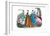 Mme. Demorest's Mirror of Fashions, 1840-null-Framed Art Print
