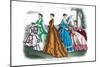 Mme. Demorest's Mirror of Fashions, 1840-null-Mounted Art Print