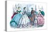 Mme. Demorest's Mirror of Fashions, 1840-null-Stretched Canvas