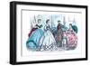 Mme. Demorest's Mirror of Fashions, 1840-null-Framed Art Print