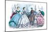 Mme. Demorest's Mirror of Fashions, 1840-null-Mounted Art Print