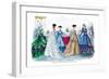 Mme. Demorest's Mirror of Fashions, 1840-null-Framed Art Print