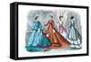 Mme. Demorest's Mirror of Fashions, 1840-null-Framed Stretched Canvas