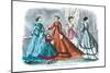 Mme. Demorest's Mirror of Fashions, 1840-null-Mounted Art Print