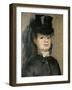 Mme. Henriette Darras, Wife of Capt. Paul Darras, 1873-Pierre-Auguste Renoir-Framed Giclee Print