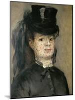 Mme. Henriette Darras, Wife of Capt. Paul Darras, 1873-Pierre-Auguste Renoir-Mounted Giclee Print
