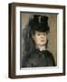 Mme. Henriette Darras, Wife of Capt. Paul Darras, 1873-Pierre-Auguste Renoir-Framed Premium Giclee Print