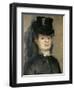 Mme. Henriette Darras, Wife of Capt. Paul Darras, 1873-Pierre-Auguste Renoir-Framed Premium Giclee Print