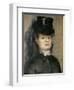 Mme. Henriette Darras, Wife of Capt. Paul Darras, 1873-Pierre-Auguste Renoir-Framed Premium Giclee Print
