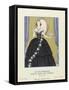 Mme Ida Rubinstein Dans La Dame Aux Camelias, Robe De Worth, from Gazette De Bon Ton, Pub. 1925 (Co-Georges Barbier-Framed Stretched Canvas