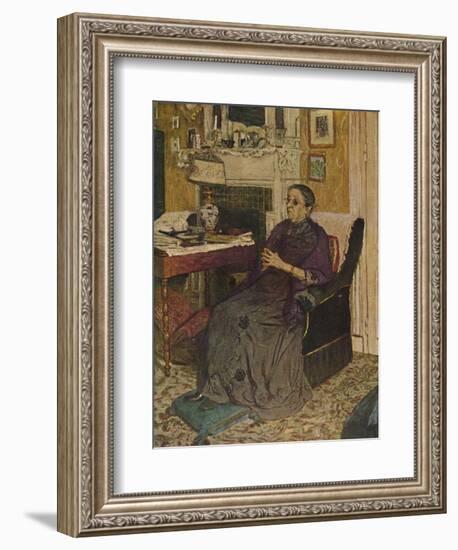 'Mme Kapferer (1919)', 1919, (1946)-Edouard Vuillard-Framed Giclee Print