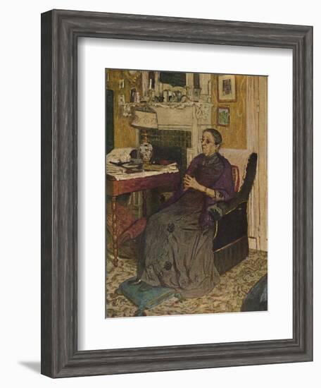 'Mme Kapferer (1919)', 1919, (1946)-Edouard Vuillard-Framed Giclee Print