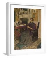 'Mme Kapferer (1919)', 1919, (1946)-Edouard Vuillard-Framed Giclee Print