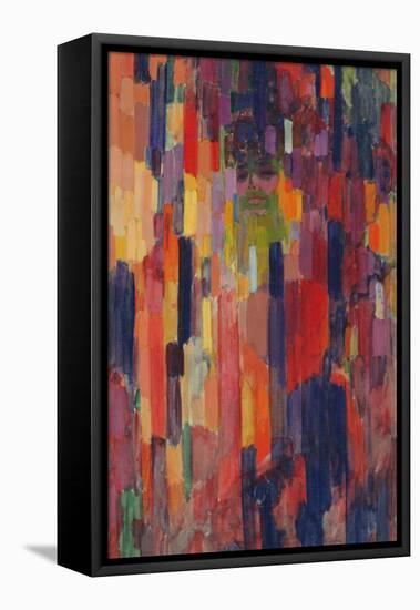 Mme Kupka among Verticals-Frantisek Kupka-Framed Stretched Canvas