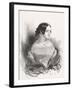 Mme. Montigny, 1842-Paul Gavarni-Framed Giclee Print