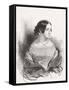 Mme. Montigny, 1842-Paul Gavarni-Framed Stretched Canvas