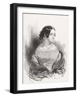 Mme. Montigny, 1842-Paul Gavarni-Framed Giclee Print