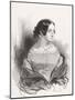 Mme. Montigny, 1842-Paul Gavarni-Mounted Giclee Print