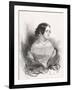 Mme. Montigny, 1842-Paul Gavarni-Framed Giclee Print