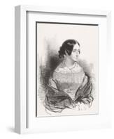 Mme. Montigny, 1842-Paul Gavarni-Framed Giclee Print