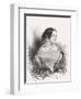 Mme. Montigny, 1842-Paul Gavarni-Framed Giclee Print