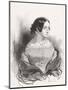 Mme. Montigny, 1842-Paul Gavarni-Mounted Giclee Print