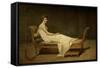 Mme. Recamier (1777-1849), 1780-Jacques-Louis David-Framed Stretched Canvas