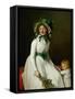 Mme. Seriziat and Her Son-Jacques-Louis David-Framed Stretched Canvas