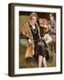 Mme Valtat and Her Son with a Banjo; Mme Valtat Et Son Fils Au Banjo, 1925 (Oil on Canvas)-Louis Valtat-Framed Giclee Print