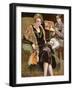 Mme Valtat and Her Son with a Banjo; Mme Valtat Et Son Fils Au Banjo, 1925 (Oil on Canvas)-Louis Valtat-Framed Giclee Print