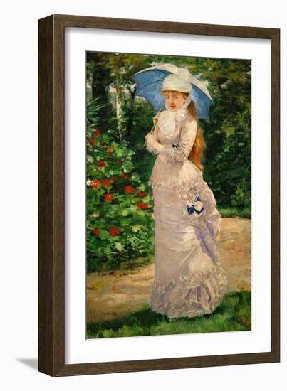 Mme. Valtesse de la Bigne. Oil on canvas (1889) 200 x 122 cm Inv. 20059.-Henri Gervex-Framed Giclee Print