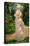 Mme. Valtesse de la Bigne. Oil on canvas (1889) 200 x 122 cm Inv. 20059.-Henri Gervex-Stretched Canvas