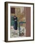 Mme Vuillard in a Set Designer's Studio, 1893-94-Edouard Vuillard-Framed Giclee Print