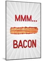 MMM... Bacon Art Poster Print-null-Mounted Poster