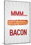 MMM... Bacon Art Poster Print-null-Mounted Poster