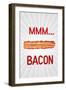 MMM... Bacon Art Poster Print-null-Framed Art Print