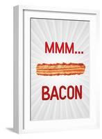 MMM... Bacon Art Poster Print-null-Framed Art Print