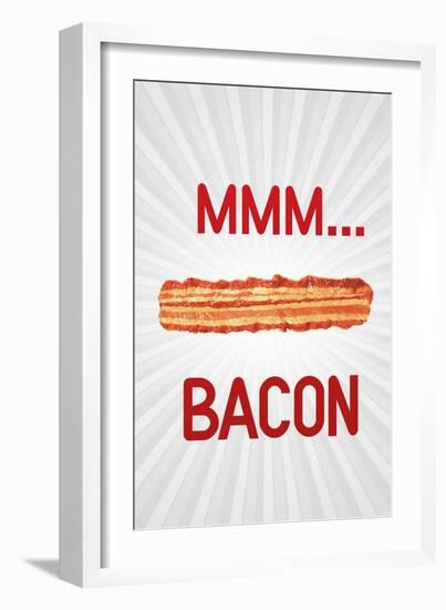 MMM... Bacon Art Poster Print-null-Framed Art Print