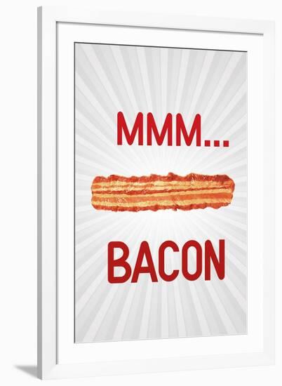 MMM... Bacon Art Poster Print-null-Framed Art Print