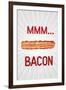 MMM... Bacon Art Poster Print-null-Framed Art Print