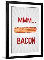 MMM... Bacon Art Poster Print-null-Framed Art Print