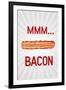 MMM... Bacon Art Poster Print-null-Framed Art Print