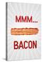 MMM... Bacon Art Poster Print-null-Stretched Canvas
